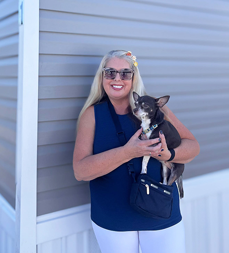 Tara, a Largo recipient of People First Program funding.
